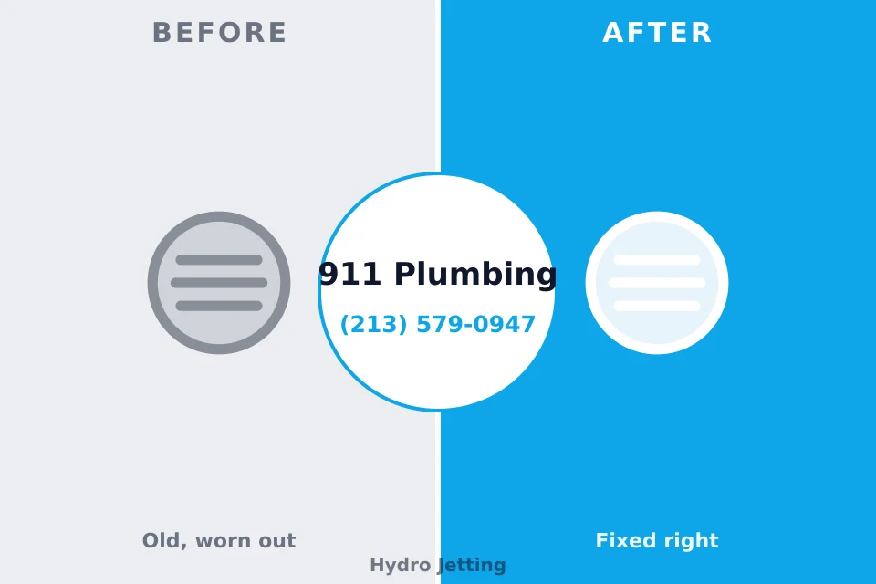 Before and after: plumbing repair Columbia, KY